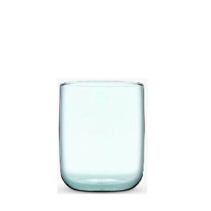 AWARE ICONIC WATER 280ML MADE OF REC. GLASS H:8,85 D:7CM P/1632 GB4.OB24 ESPIEL SPW420112G4