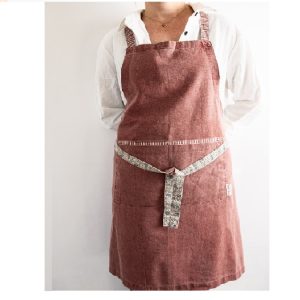 Laura Ashley Ποδιά Daniela Oxblood Red – Kitchen Linen – 183167