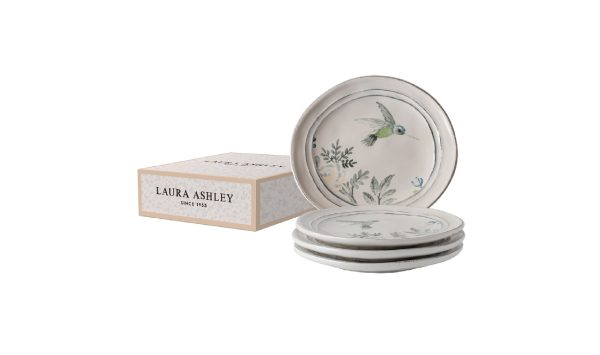 Laura Ashley – Σετ 4 Τεμ. Πιάτα Petit Fours Giftbox- Belvedere- Artisan – 183594