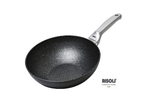 Risoli-Granito Wok 30′ Επαγωγικής – 80GRIN/28