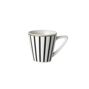 Dutch Rose-Epresso Cup stripe Gold – 180386