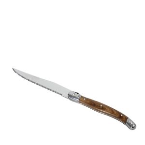 ANTIQUE CUT ΜΑΧΑΙΡΙ STEAK ΑΣΗΜΙ ΛΑΒΗ – NEW BLADE- ΧΡΩΜΑ ΞΥΛΟΥ SS420 1,5MM 23EK ESPIEL STK107K12