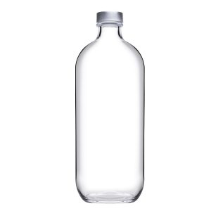 ICONIC BOTTLE W/ METAL LID 1100CC H: 25 D: 9,2 P/384 OB6/PR.BC. ESPIEL SP80356K6