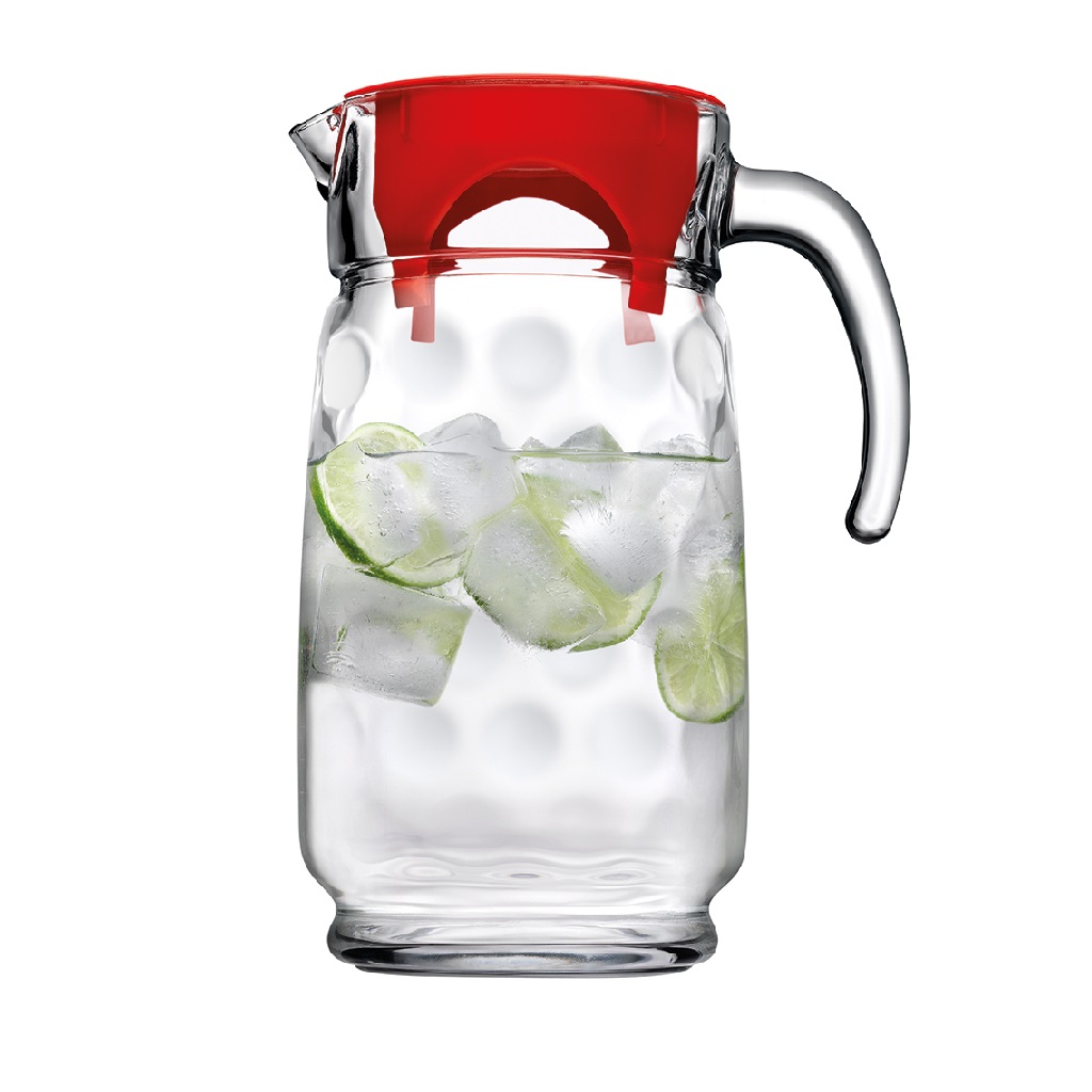 SPACE JUG W/RED LID 1650ML H:23